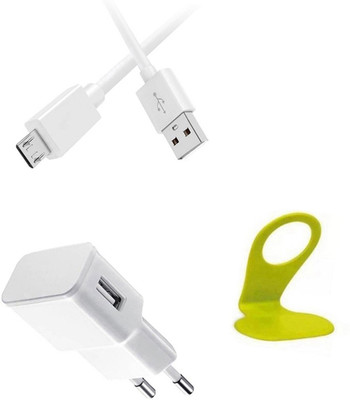 DAKRON Wall Charger Accessory Combo for Samsung Galaxy Alpha(White)