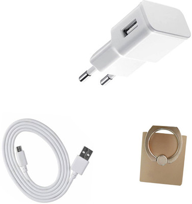 DAKRON Wall Charger Accessory Combo for Yu Yunique 2(White)