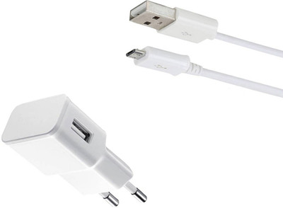 DAKRON Wall Charger Accessory Combo for Panasonic Eluga A3(White)