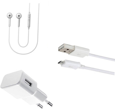 SARVIN Wall Charger Accessory Combo for Lenovo K8 Note(White)