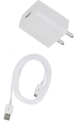 DAKRON Wall Charger Accessory Combo for Panasonic Eluga I5(White)
