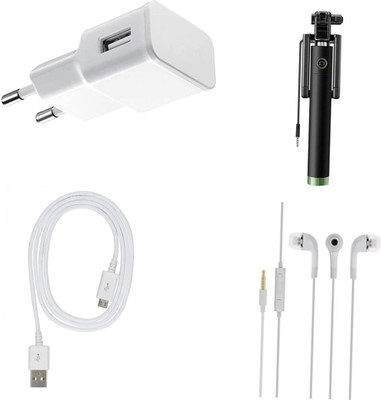 SARVIN Wall Charger Accessory Combo for Gionee A1 Lite(White)