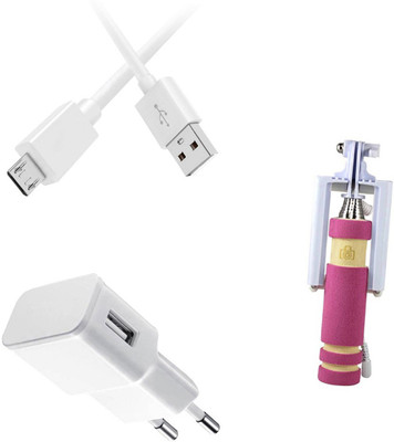 SARVIN Wall Charger Accessory Combo for Swipe Neo Power 4G(White)