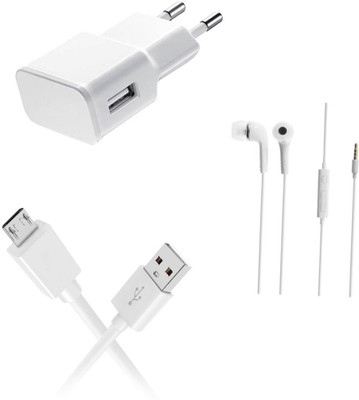 SARVIN Wall Charger Accessory Combo for LG Q6(White)