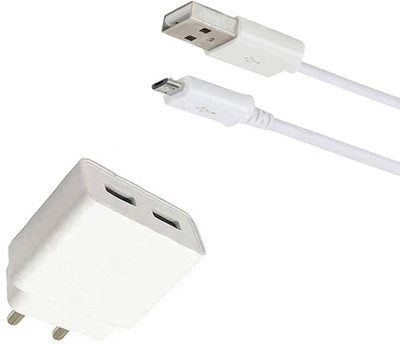 DAKRON Wall Charger Accessory Combo for HTC One(White)