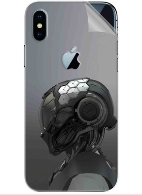 Snooky Apple iPhone X Mobile Skin(Multicolor)
