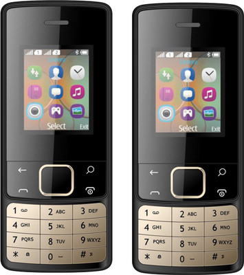 

I Kall K20 New Combo of Two Mobiles(Black)