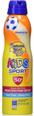 

Banana Boat Boat Kids Sport Continuous Lotion Spray Sunscreen SPF50+ - 170g (6oz)(170 ml)