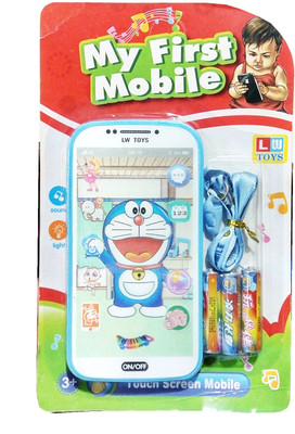 

TALKING GANESHA Digital Mobile Phone with Touch Screen Feature, Amazing Sound and Light Toy - DOREAMON Multicolor(Multicolor)