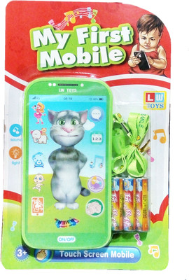 

TALKING GANESHA Digital Mobile Phone with Touch Screen Feature, Amazing Sound and Light Toy - TALKING TOM Multicolor(Multicolor)