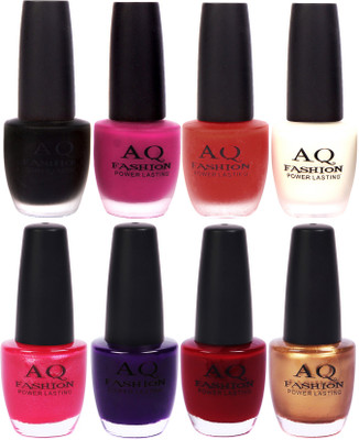 

AQ Fashion Velvet Matte with Shiny Gel Nail Polish Combo Set 12656 Matte Black,Purple,Rosy Pink,Maroon,Shimmer Pink,Mulberry Purple,Redish Maroon,Golden(Pack of 8)