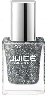 

JUICE Hot Silver Shimmer Long Stay Nail Colour, 11 ml. Hot Silver