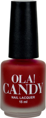 

Ola Candy Christmas Berry Matte Nail Paint Red
