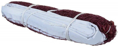 

QUINERGYS ™ Original & Branded Badminton Net Nylon Brown, 4 Side Tape Badminton Net(Multicolor)