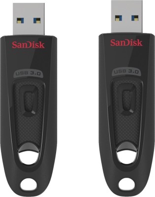 SanDisk Ultra USB 3.0 Flash Drive 64GB + 16 GB Pen Drive(Black)