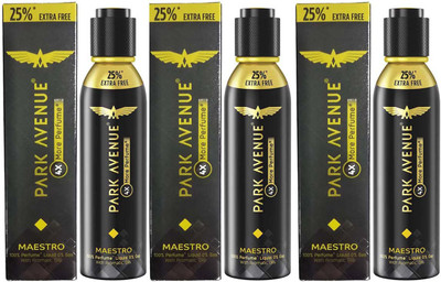 

Park Avenue 25% EXTRA FREE 4x More Perfume Spray MAESTRO Perfume 150ml × 3 Pack Of 3 Eau de Parfum - 450 ml(For Men)