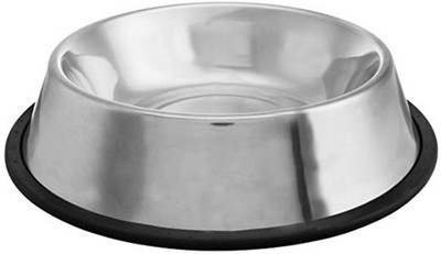 

Mypet round Stainless Steel Pet Bowl(980 ml Steel)