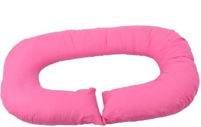 Linenovation Microfibre Solid Body Pillow Pack of 1(Pink)