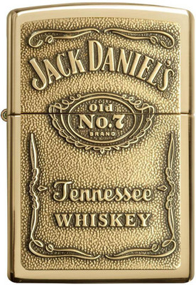 

STAR MAGIC ANTIQUE FINISH JACK DANIEL BUTANE0224 Pocket Lighter(DOTTED)