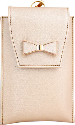 

Tickles Off White Fancy Mobile Pouch Waist Clip For Women Girls Mobile Pouch(Tan)