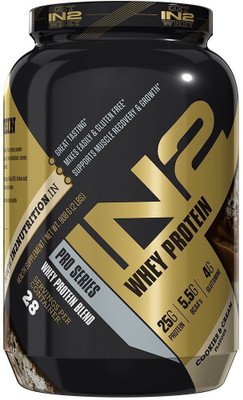 in2 IN2 Whey 908gm Cookies and Cream Whey Protein(908 g, Cookies and Cream)