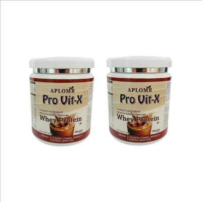 

Aplomb Aplomb Pro Vit-X Whey Protein Chocolate flavour 200 g Whey Protein(400 g, Chocolate)