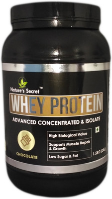 

Nature's Secret Whey Protein Advance Concentrated And Isolate Whey Protein(1500 g, chocolate)