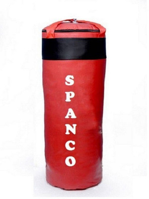 

SPANCO 8.0 Feet Long, PU Material, Red and Black Color, Filled with Hanging Straps Hanging Bag(7.5, 96 kg)