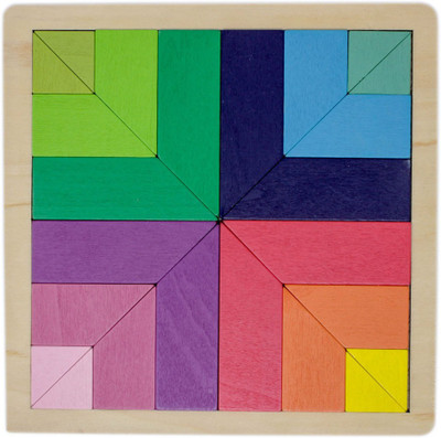 

Tootpado Wooden Tetris Jigsaw Puzzle 24pcs - (1TNG243) - Brain Teasers Toy(1 Pieces)