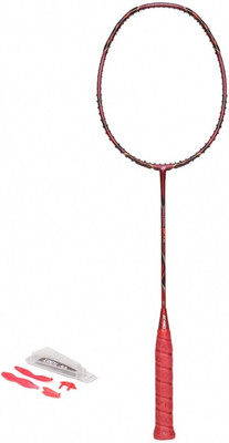 

Yonex Voltric 80 E-Tune- With BG 66 ultimax strings Multicolor Strung Badminton Racquet(G4 -3.25 Inches, 85 g)