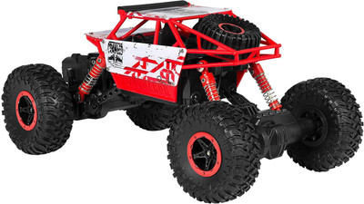 

Jack Royal Remote Controlled Rock Crawler RC Monster Truck, 4 Wheel Drive, 1:18 Scale 2.4 Ghz (Random Colour)(Red, White, Multicolor), Multicolor;red;white