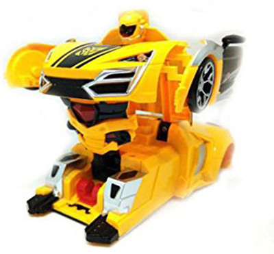 

P17 collection Remote Control Wall Climber One-Key Transform R/C Deformation robot car(yelloe)