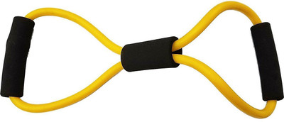 

Tima Total Body Fitness Toning and Stretching Tube 8 Type Resistance Band - Multi-Color Resistance Tube(Multicolor)