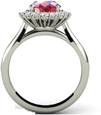 

ZEVRR Sterling Silver, Silver Cubic Zirconia, Swarovski Zirconia Platinum Plated Ring