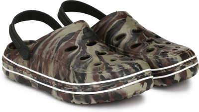 Beerock Men Olive Clogs
