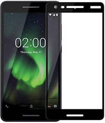 EASYBIZZ Edge To Edge Tempered Glass for Nokia 2.1 2018(Pack of 1)