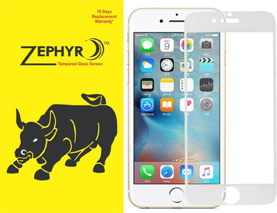 Zephyr Edge To Edge Tempered Glass for Apple Iphone 6 Plus/ 6s Plus(5D Tempered Glass)(Pack of 1)