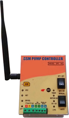 

Leo Single / Three Phase GSM Motor Pump Starter controller without display with Android App (Mobile Motor Starter ) Wireless Sensor Security System