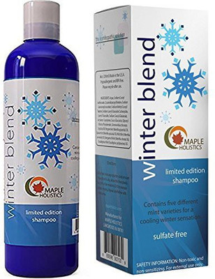 

Maple Holistics Daily Shampoo for Beautiful Hair - Sulfate Free Natural Hair Care Aromatherapy Shampoo for Oily Scalp with Cooling Invigorating Vitamin Rich Mint Blend for Healthy Hair Growth - Safe For Colored Hair(320 ml)