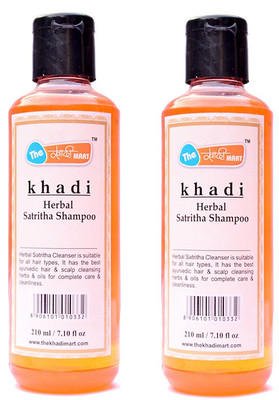 

The Khadi Mart Sathritha Shampoo Pack 2(420 ml)
