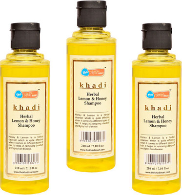 

The Khadi Mart Lemon Honey Shampoo Pack 3(630 ml)
