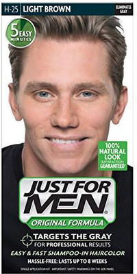 

Just for Men Shampoo-In Hair Color, Light Brown(320 ml)