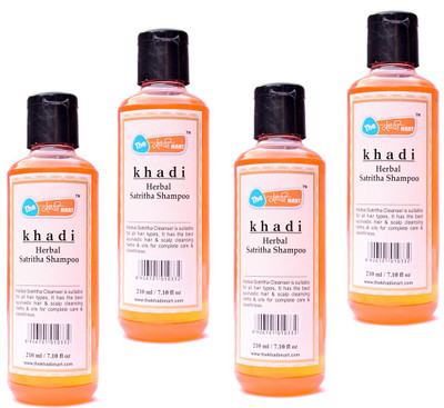 

The Khadi Mart Sathritha Shampoo Pack 4(840 ml)