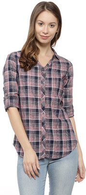 CAMPUS SUTRA Women Checkered Casual Multicolor Shirt
