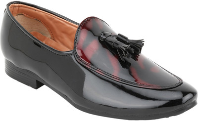 

Voila Glossy Leather Shiny Party Wear For Men(Black