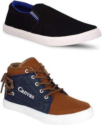 

Lifecart Slip On Sneakers For Men(Multicolor