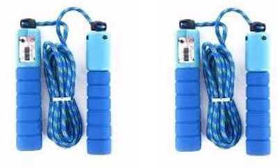 

Take Care COUNTING SKIPPING ROPE (PACK OF 2) Freestyle Skipping Rope(Multicolor, Length: 100 cm)
