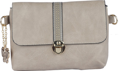 

Butterflies Women Casual Grey PU Sling Bag