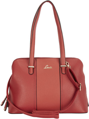 

Lavie Women Casual Red Genuine Leather Sling Bag