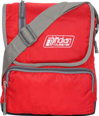 

Indian Tourister Boys & Girls Formal Red Nylon, PU, Fabric Sling Bag